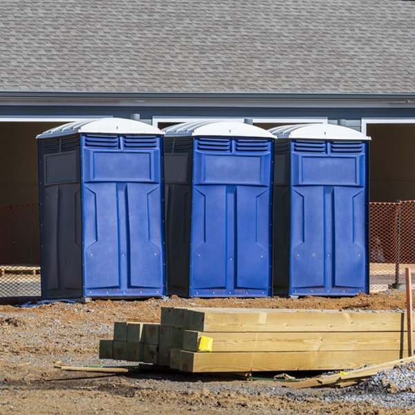 what is the maximum capacity for a single porta potty in Blackwater